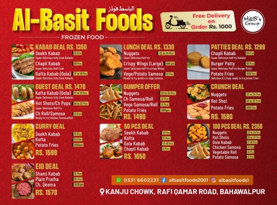 Al Basit Ready to cook food in Bahawalpur.