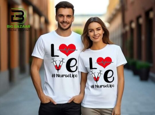 Couple T shirt  sale in karachi 03182311822